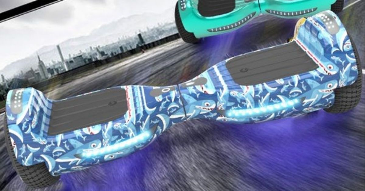 shark print hoverboard