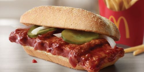 McDonald’s McRib is Back For a Limited Time