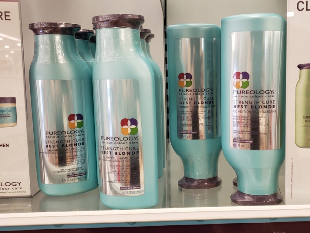 Pureology products on shelf at ULTA