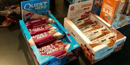 Quest Protein Bars 10-Count Packs from $12 on Amazon