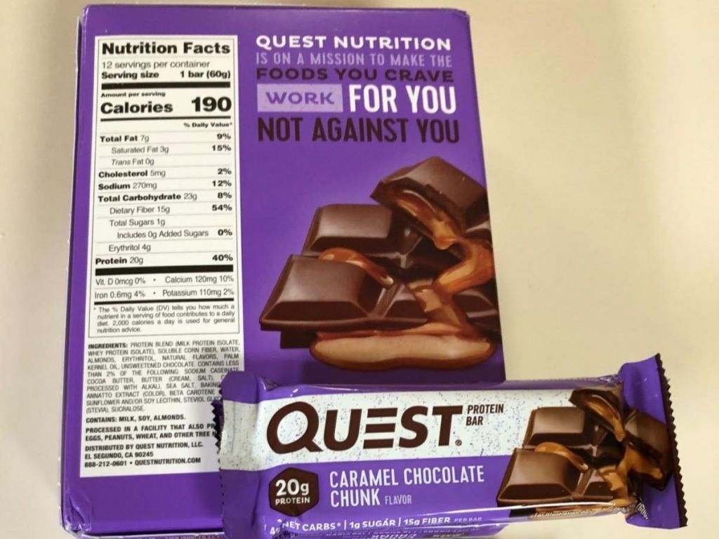 Quest Chocolate Caramel Chunk Bars