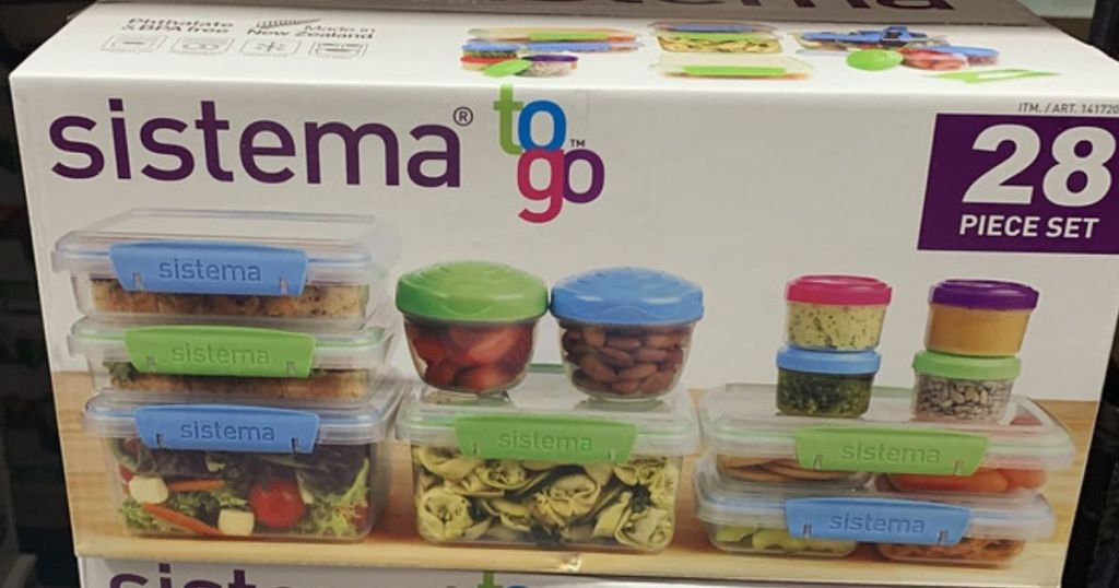 Sistema 28-piece food storage set