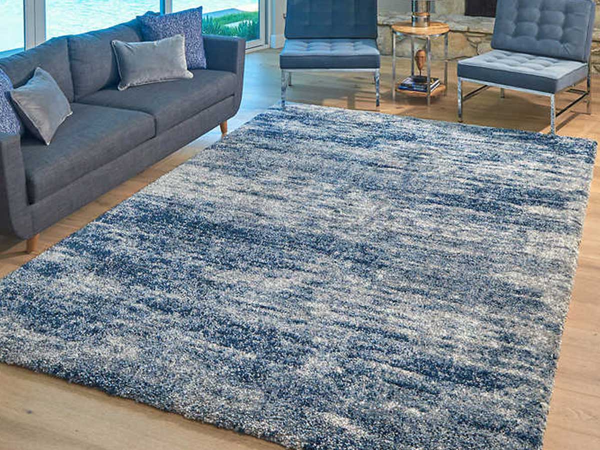 large rug in living room