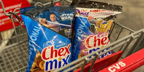 NEW $0.50/2 Chex Mix Printable Coupon = Bags for 74¢ at CVS Starting October 4th