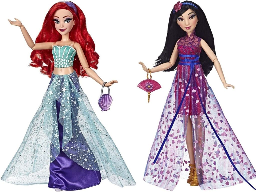 Ariel and Mulan doll