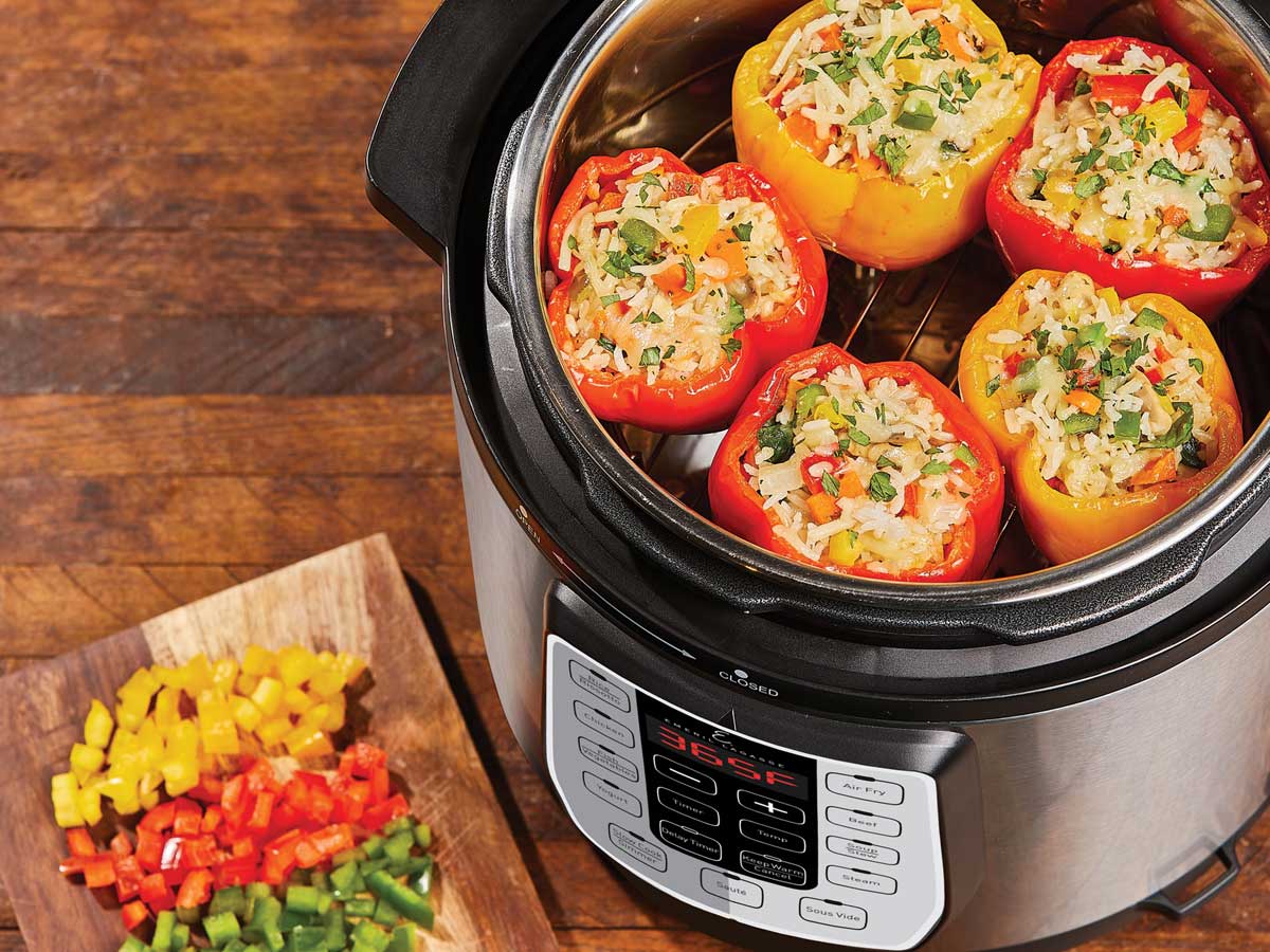 stuffed peppers in an air fyer