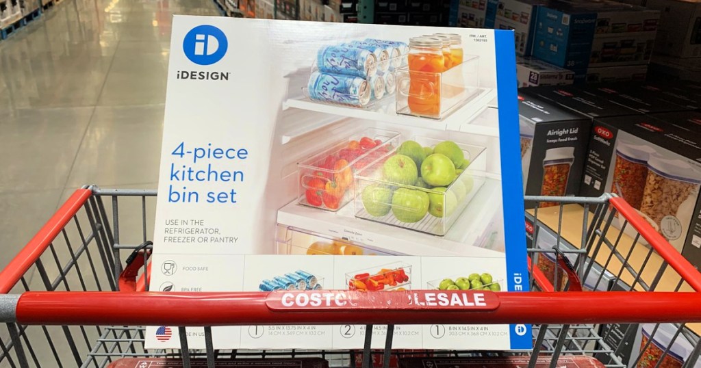 iDesign 4-Piece Kitchen Bin Sets