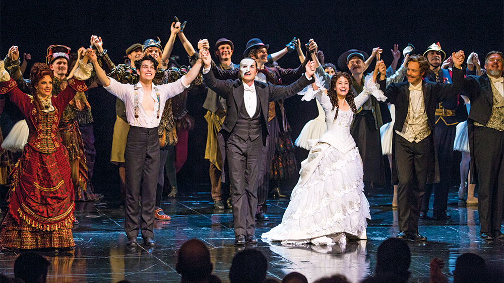 phantom of the opera cast on stage