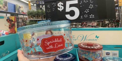 The Pioneer Woman Cookie & Treat Containers Just $5 at Walmart | Great Holiday Sharing Dish