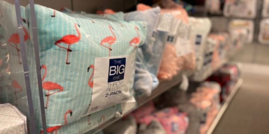 Kohl’s Big One Throw Pillows 2-Packs from $7 (Just $3.50 Each!)