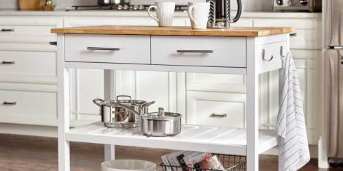 Up to 30% Off StyleWell Kitchen Carts + Free Shipping on HomeDepot.com