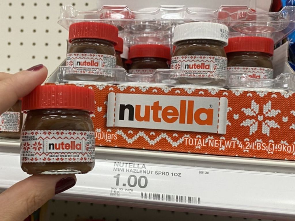 Nutella 1oz Holiday Jars