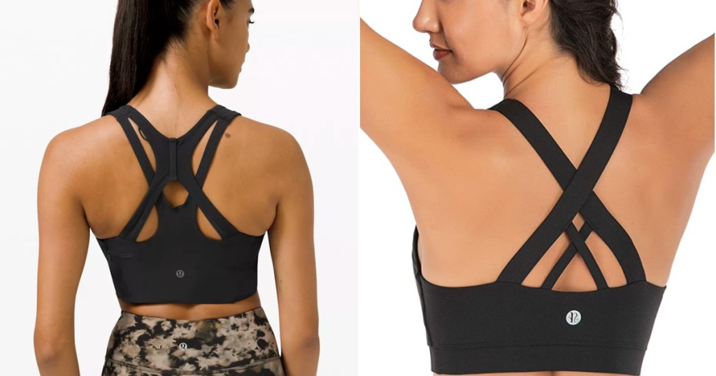 two black sports bra