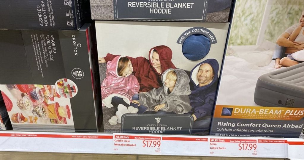 Cuddle Crew Wearable Blanket at ALDI