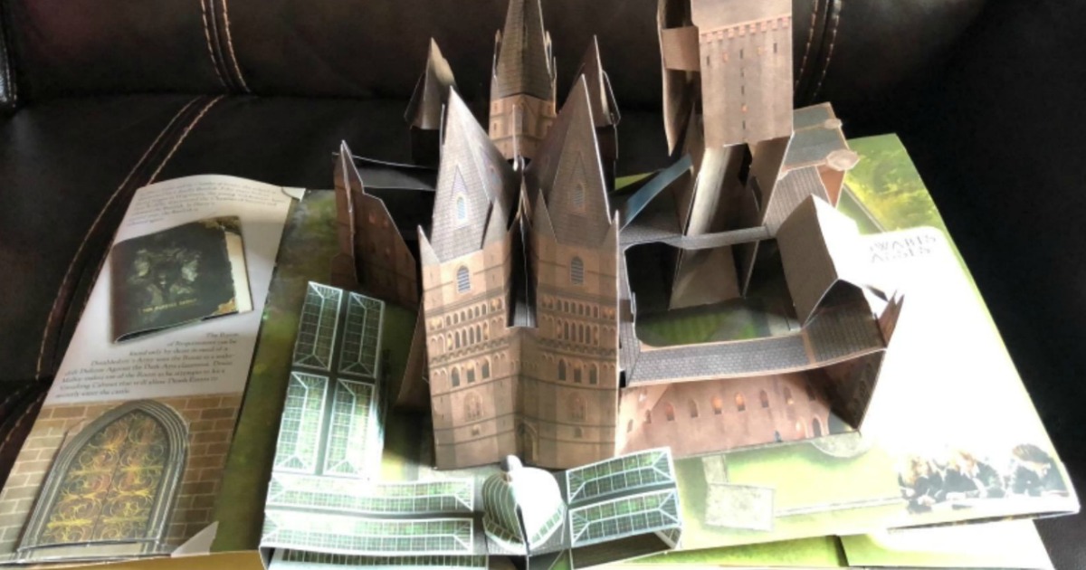 hogwarts castle pop up in harry potter book