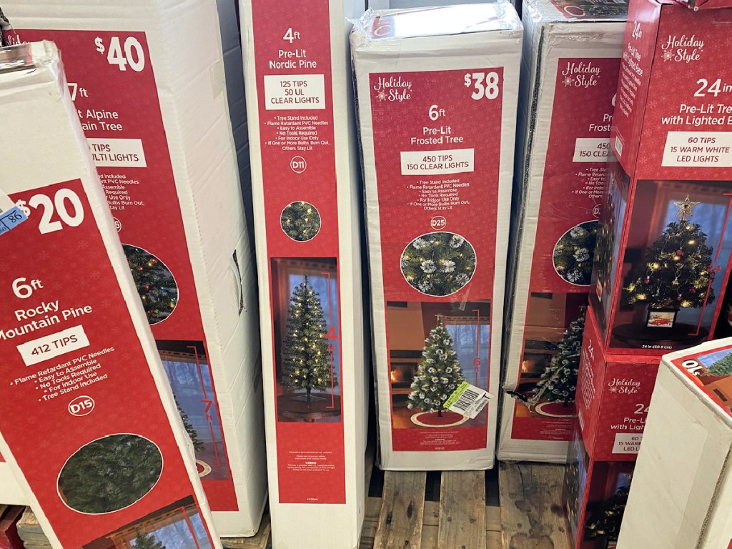 Holiday Style 6ft Christmas Trees at Dollar General