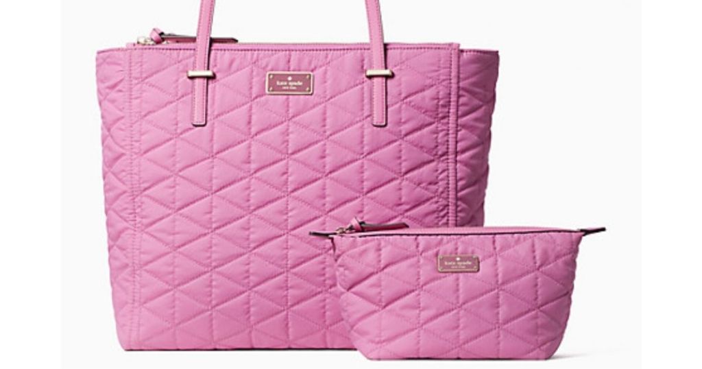 Kate Spade Wilson Quilted Bundle in pink