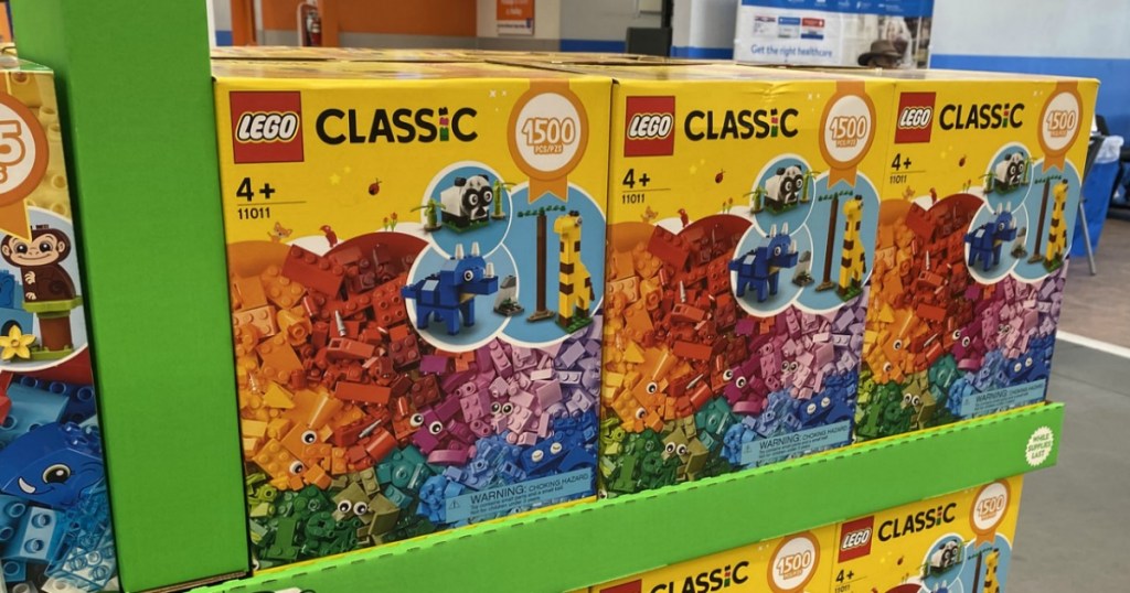 Lego Classic Blocks 1500 Piece Set shown in store