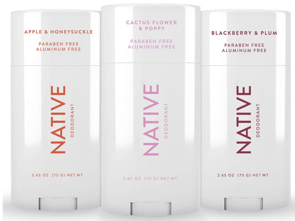 3 native deodorants