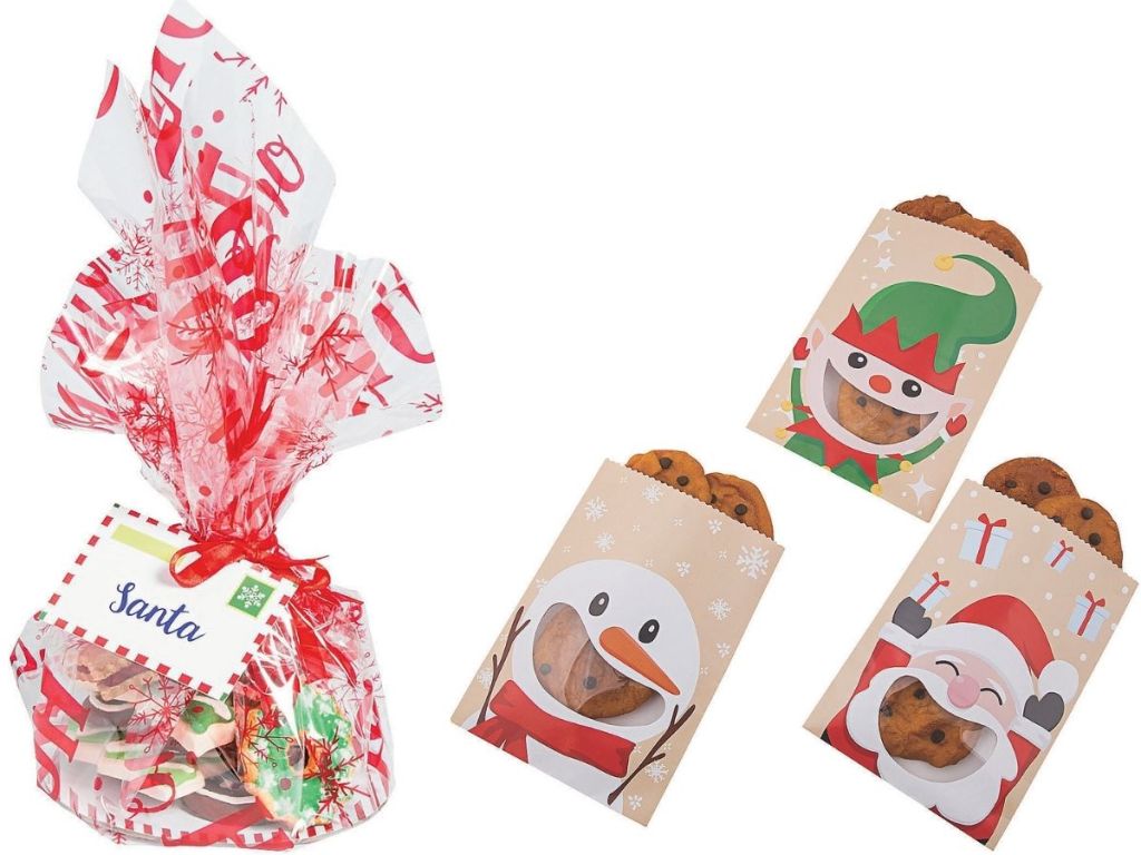 Oriental Trading Company Treat Plate set ad Holiday Paper Treat Bags