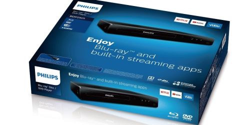 Philips Blu-Ray/DVD Player w/ Built-In Streaming Only $49 Shipped on Walmart.com (Regularly $69)