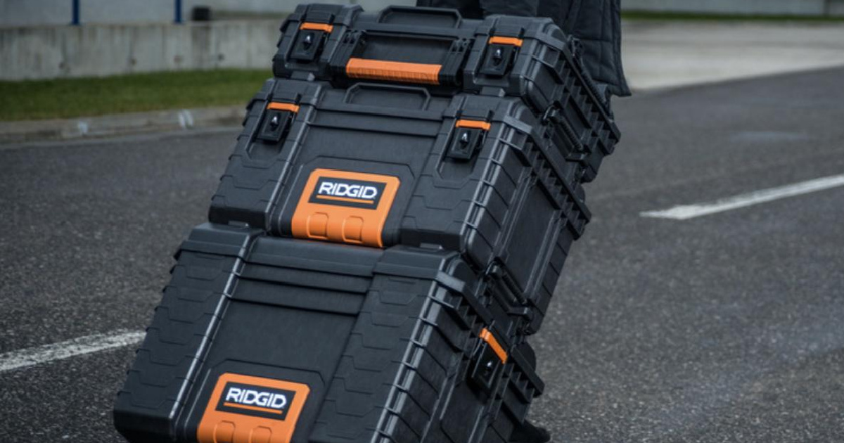 RIDGID brand tool storage