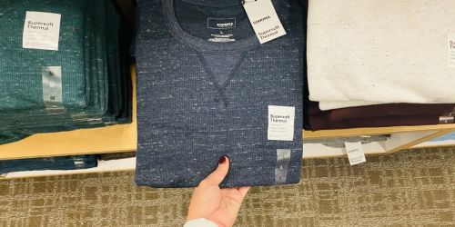 Sonoma Men’s Thermal Tees & Henleys from $8.49 on Kohl’s.com (Regularly $30+)