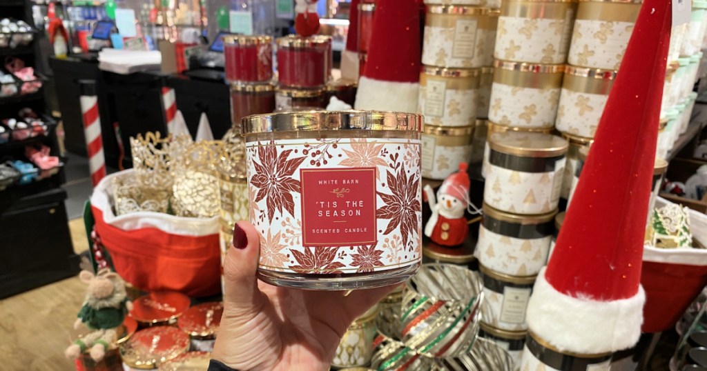 Tis the Season candle at Bath and Body Works