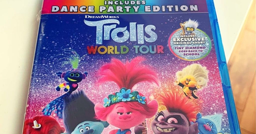 Trolls World Tour Blu-ray Movie Case