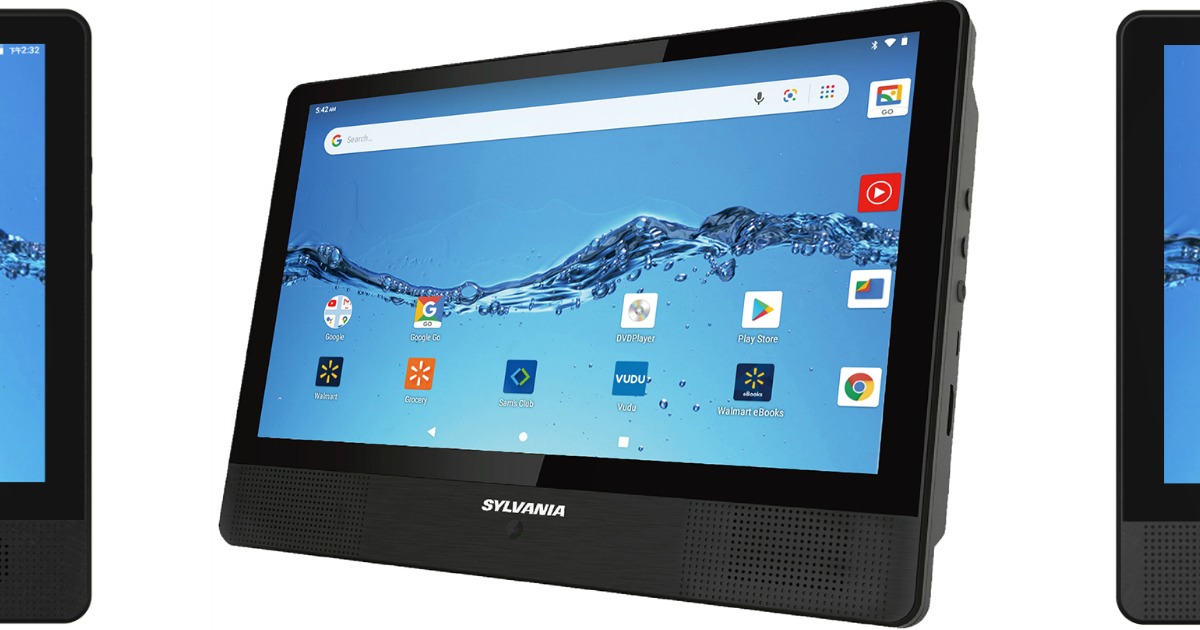 Tablet/DVD player combo device