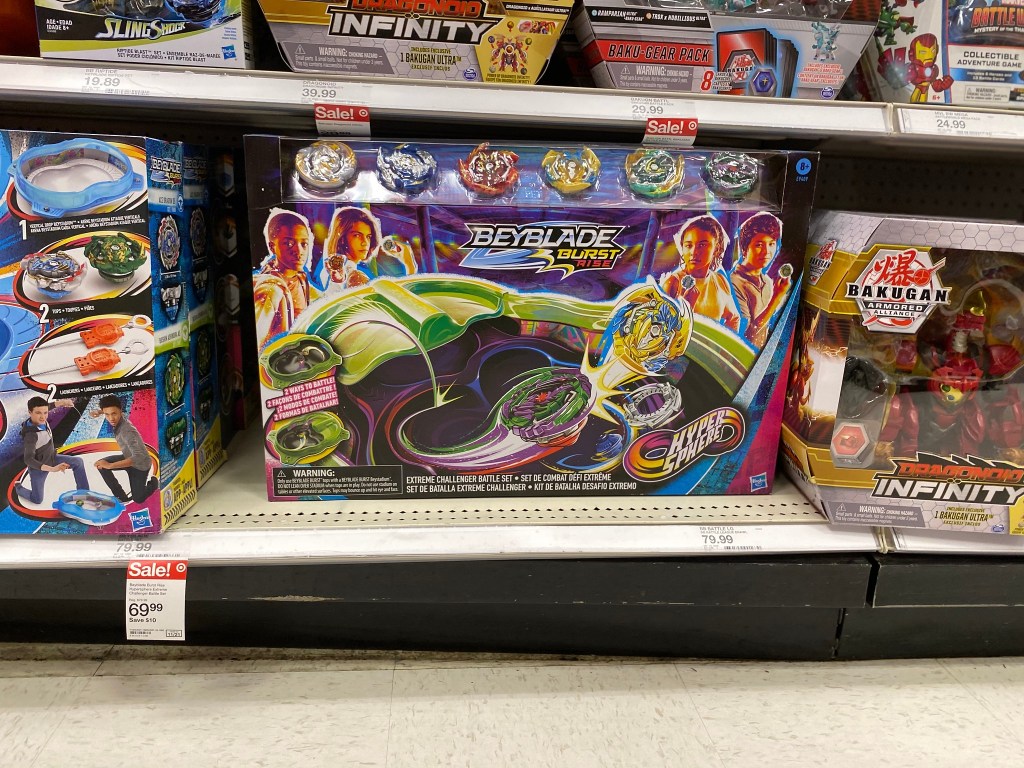 beyblade turbo set in store at target