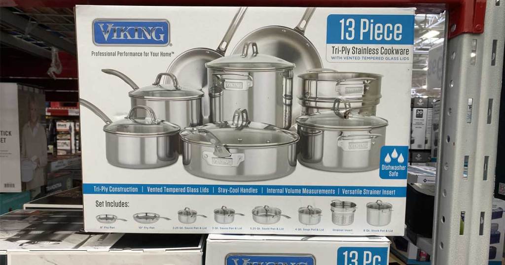 13 piece cookware set in store