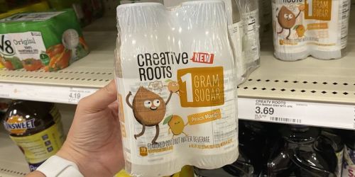 50% Off Creative Roots Flavored Coconut Water 4-Packs at Target | Just Use Your Phone