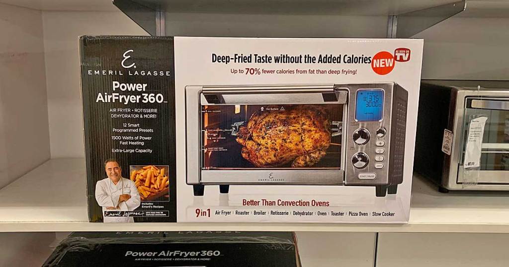 power air fryer on display in store