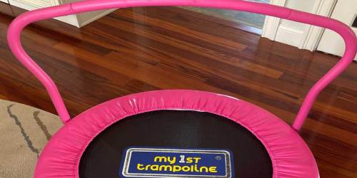 My 1st Mini Trampoline w/ Handlebar Just $25 on Walmart.com