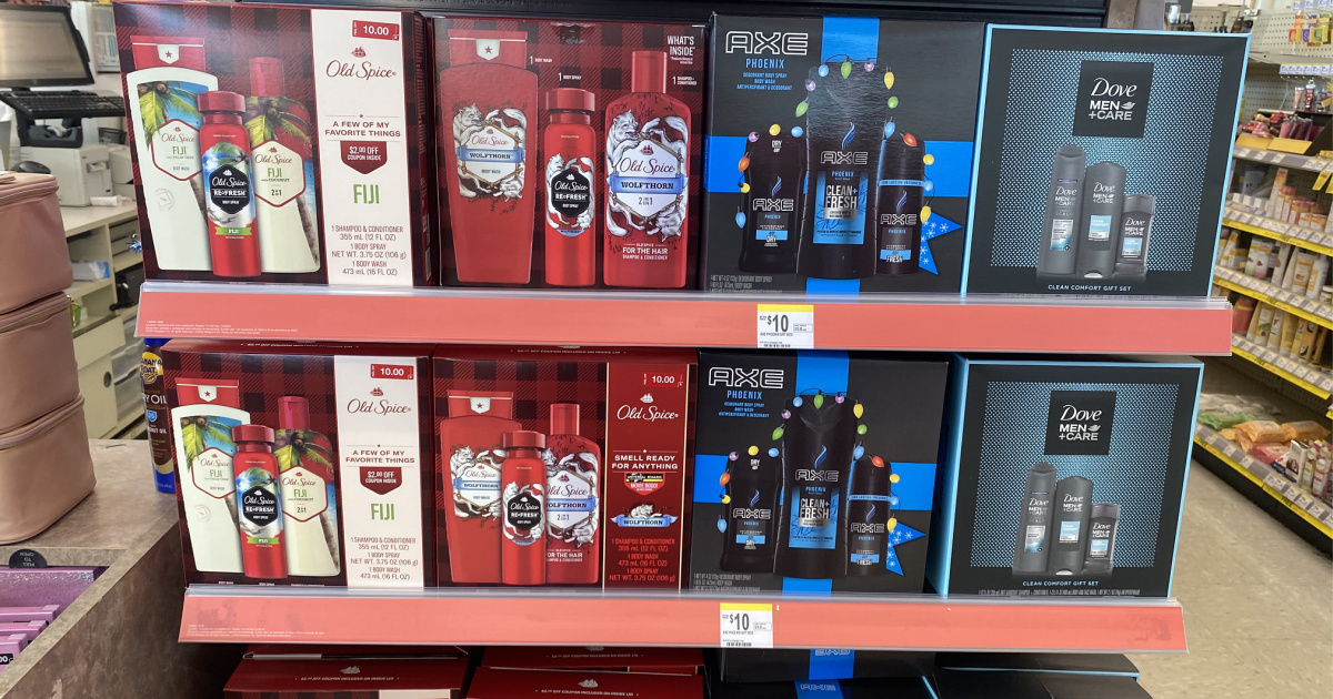 gift sets at walgreens in hand in store