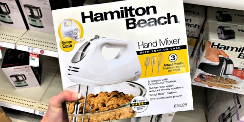 Hamilton Beach Hand Mixer with Storage Case Only $9.98 on Walmart.com (Lower Than Black Friday!)