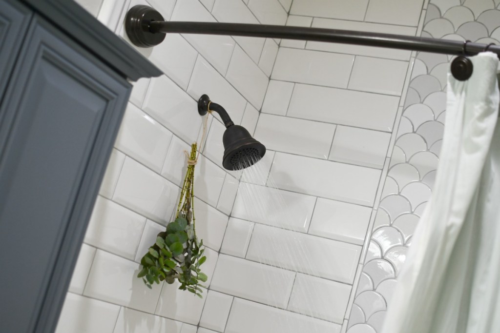 hanging eucalyptus in the shower