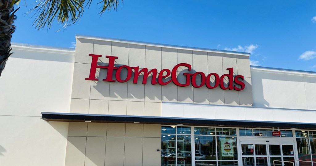 exterior of HomeGoods store