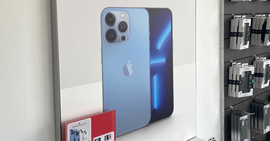 apple iPhone deals signage