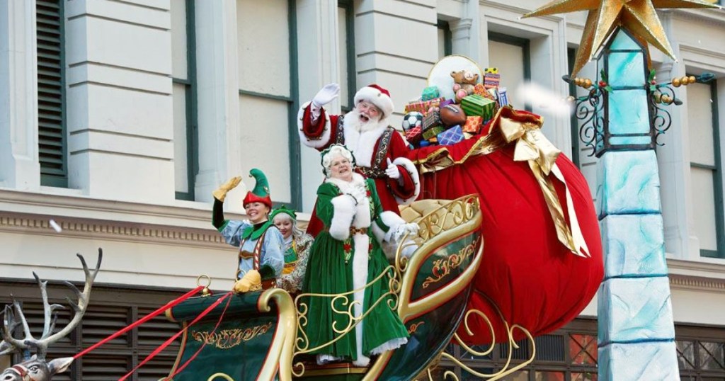 Santa Claus in Macy's Thanksgiving Day Parade