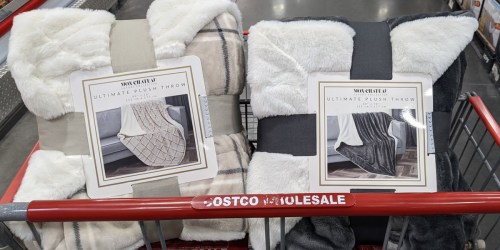 These LARGE Plush Throws Are Reversible And Only $16.99 at Costco