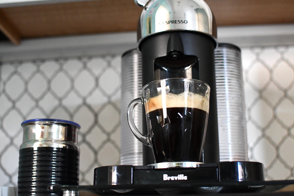 single serve nespresso vertuo from breville