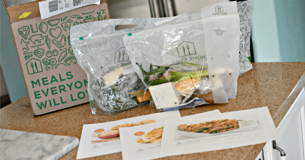 packages from Home Chef Thanksgiving meals