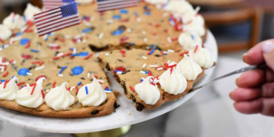 Bake a Giant Chocolate Chip Cookie Cake for a Fraction of the Cost of Mrs. Field’s!