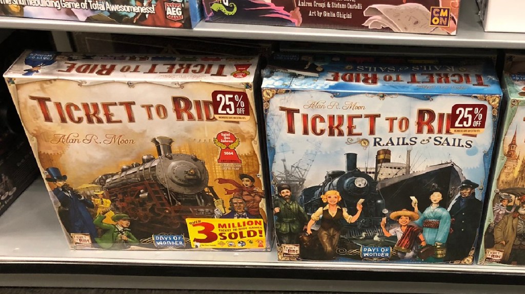 ticket to ride board games