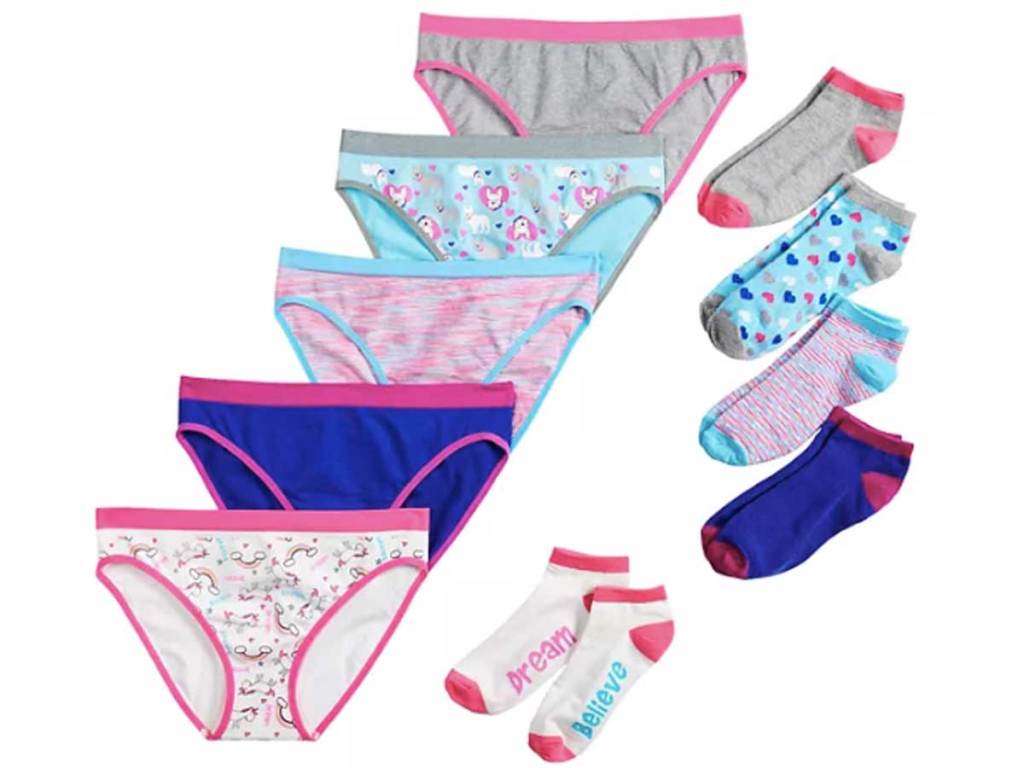 little girls undies and socks