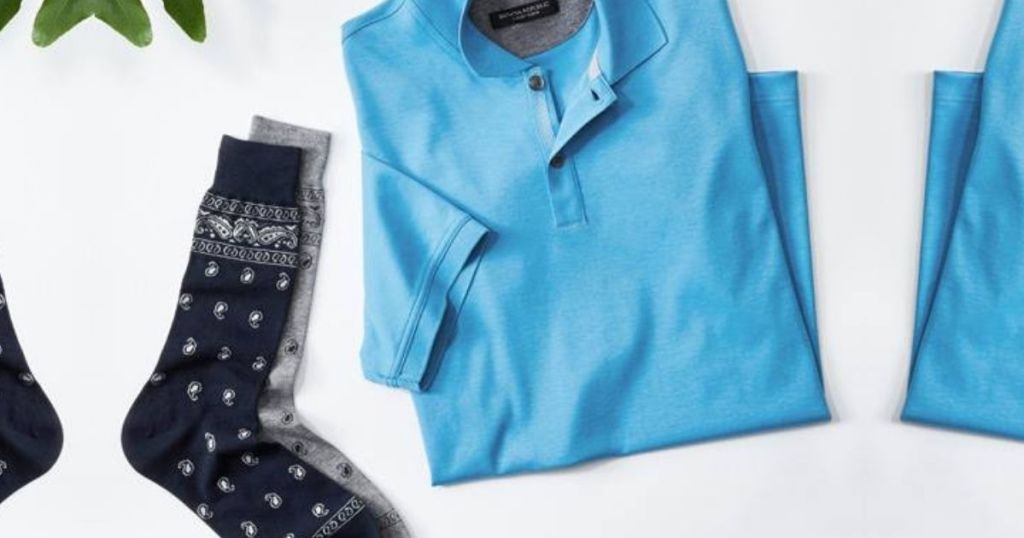 Banana Republic Socks and Polo Shirt