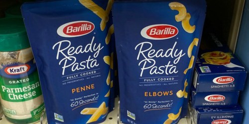 Barilla Ready Pasta Pouches 6-Count Only $6.67 Shipped on Amazon (Just $1.12 Each)