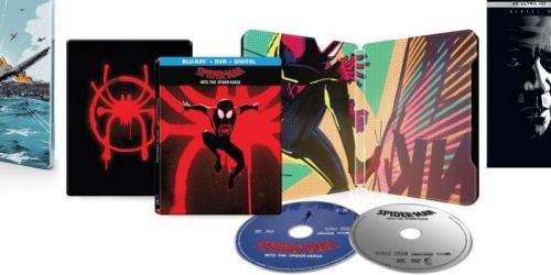 Spiderman: Into the Spiderverse Blu-ray/DVD + Digital SteelBook Only $9.99  (Regularly $30) + More SteelBook Deals at Best Buy